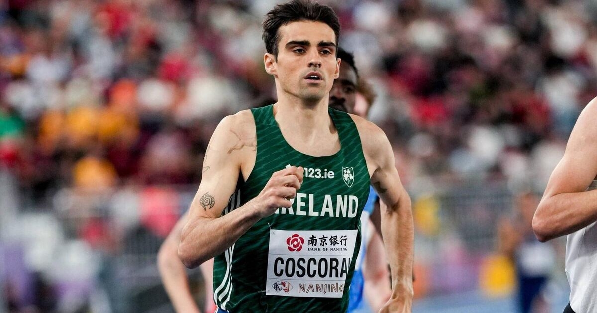 Andrew Coscoran sprints to runner-up finish at Grand Slam Track in Miami