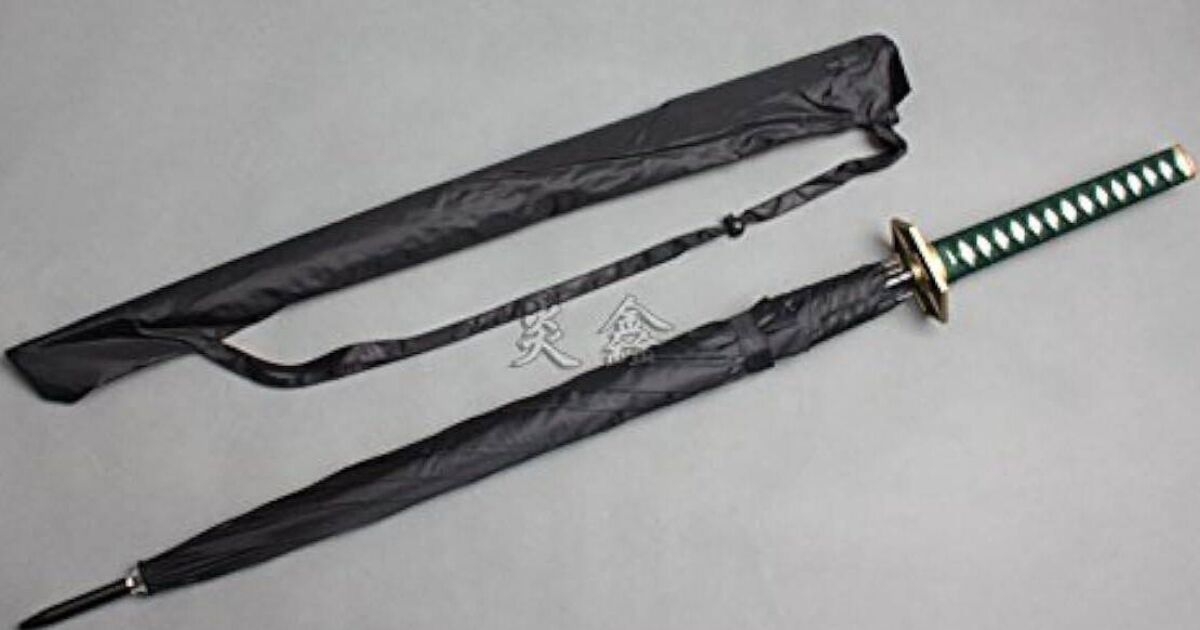 Revenue seize sword umbrella and ninja weapons at mail centre