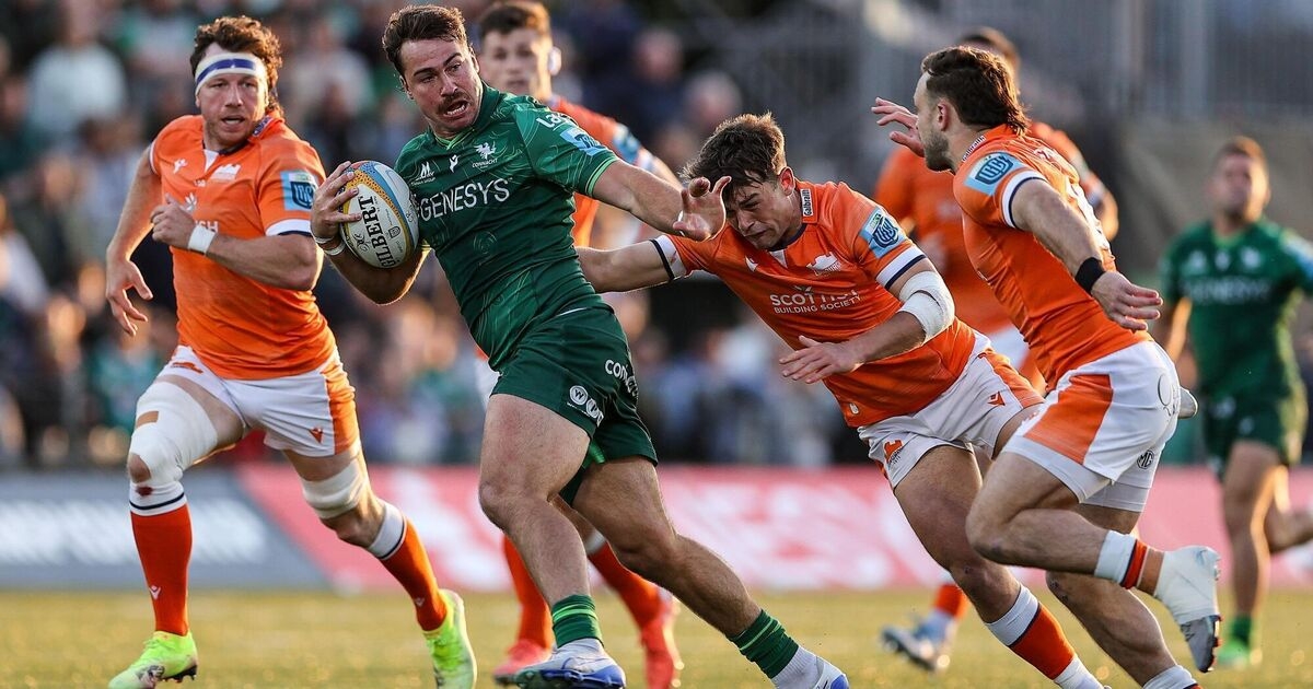 Connacht fightback falls short as Edinburgh inflict fifth defeat in a row