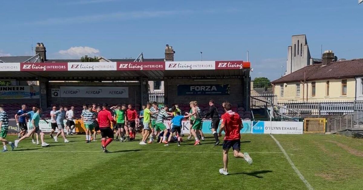 Watch: Ugly scenes mar College Corinthians' Munster Youth Cup win over Pike Rovers