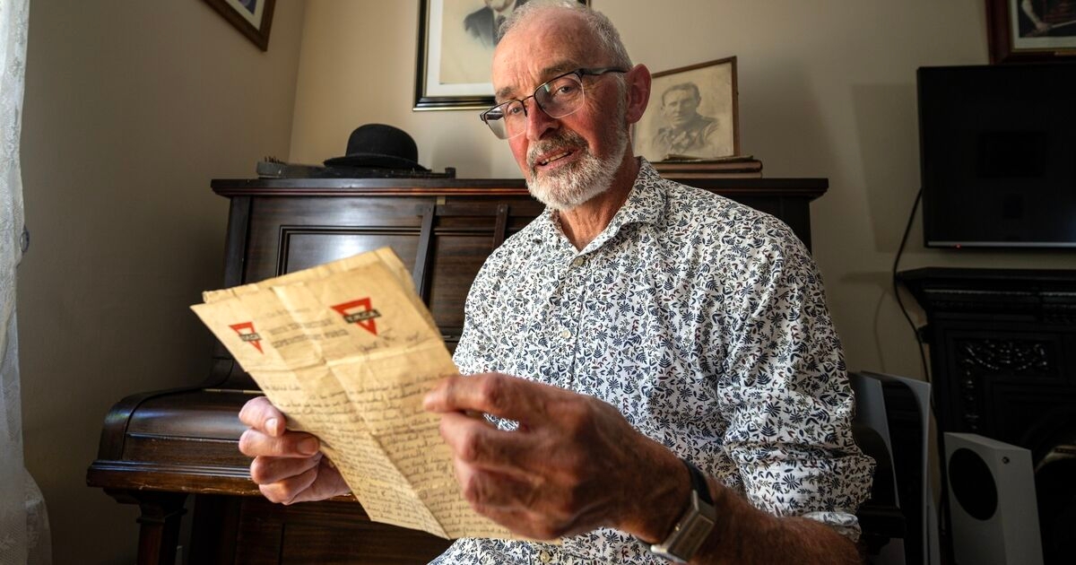 First World War soldier's warning of 'a deuce of a bust-up' discovered in Tipperary home