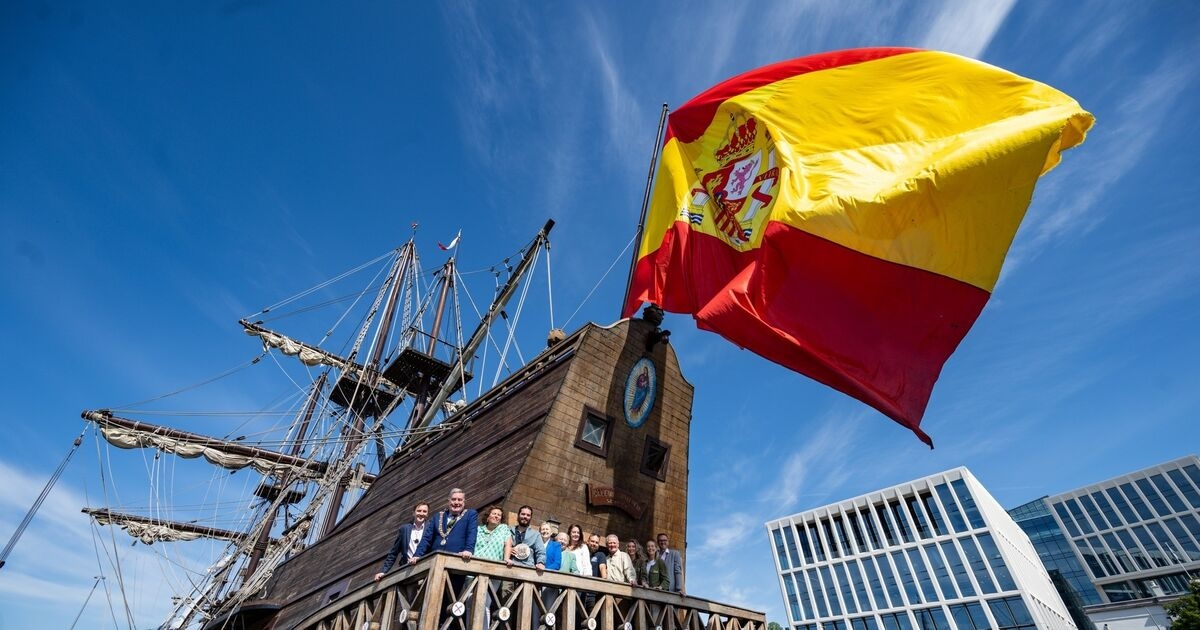 Watch: Life aboard El Galeón, the Spanish ship docked in Cork