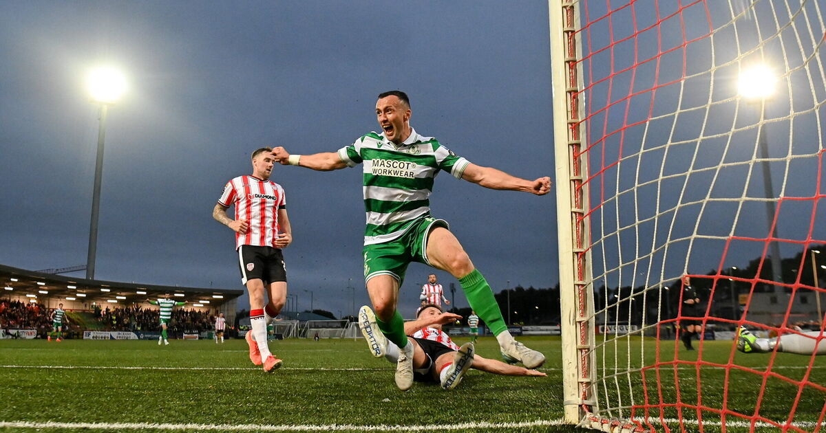 McEneff gets late winner as Shamrock Rovers come from behind to beat Derry