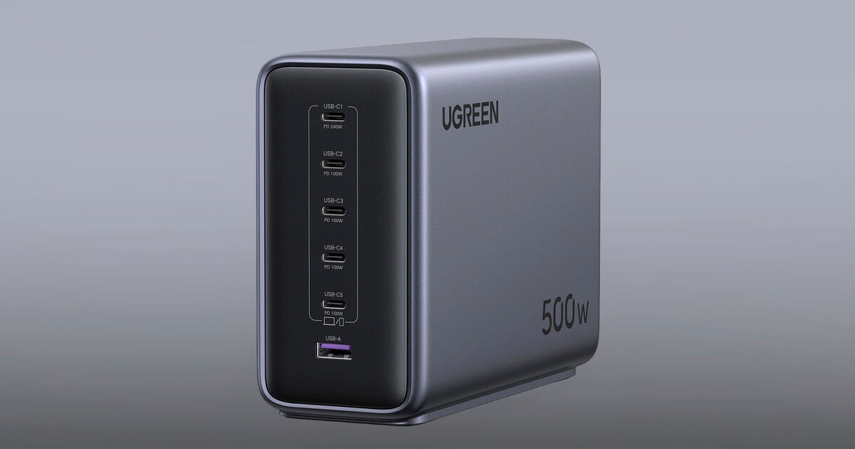 Ugreen 500W GaN review: Future-proof charging for laptops, phones, and more