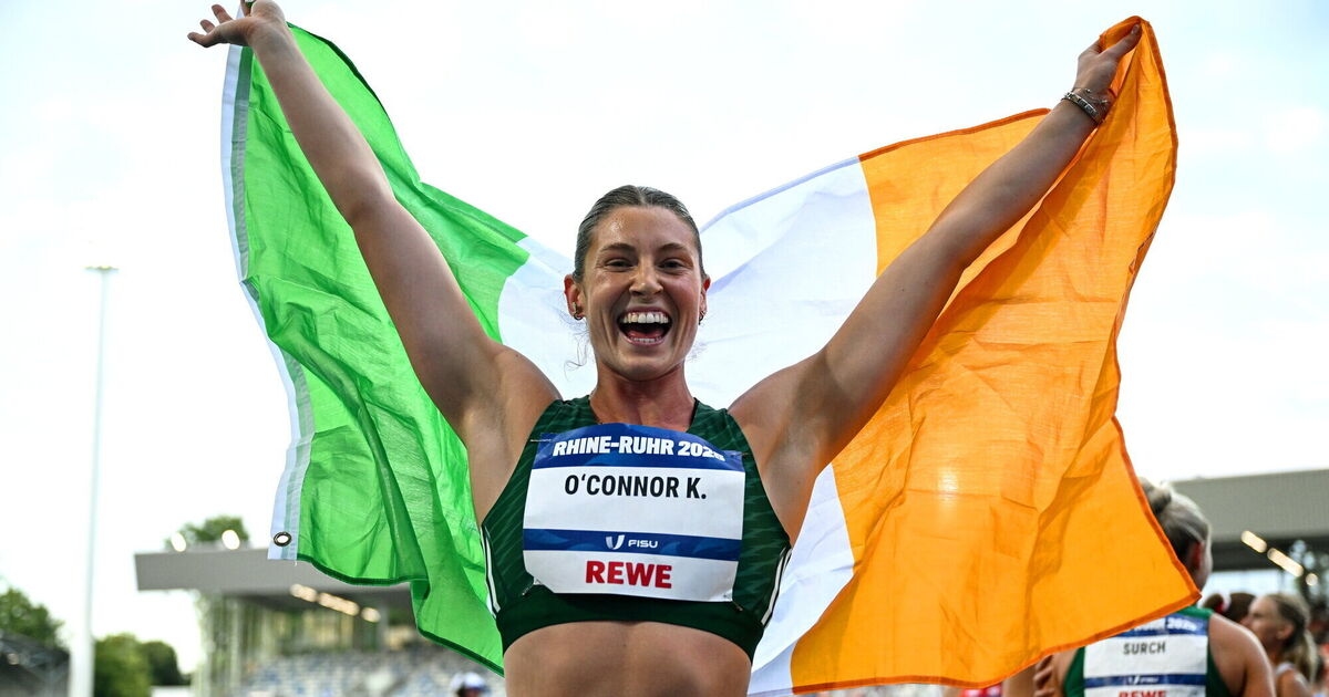 Gold for Kate O'Connor in the heptathlon at FISU World University Games