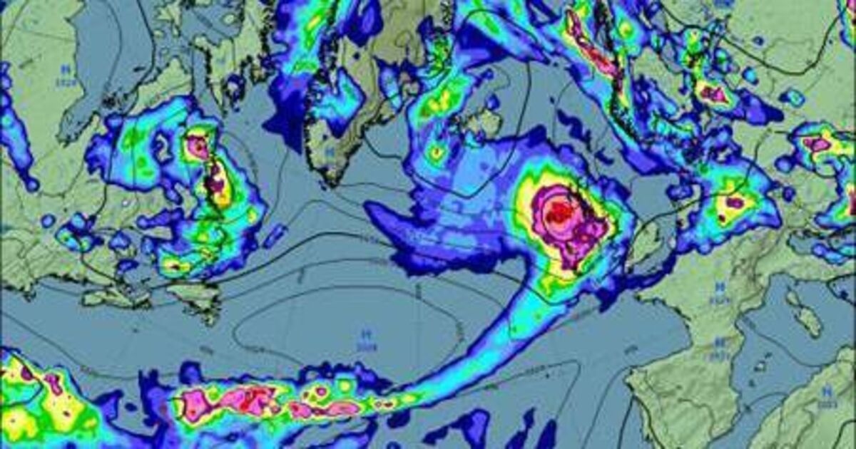 Three status yellow warnings in place for eight counties as Storm Floris makes landfall
