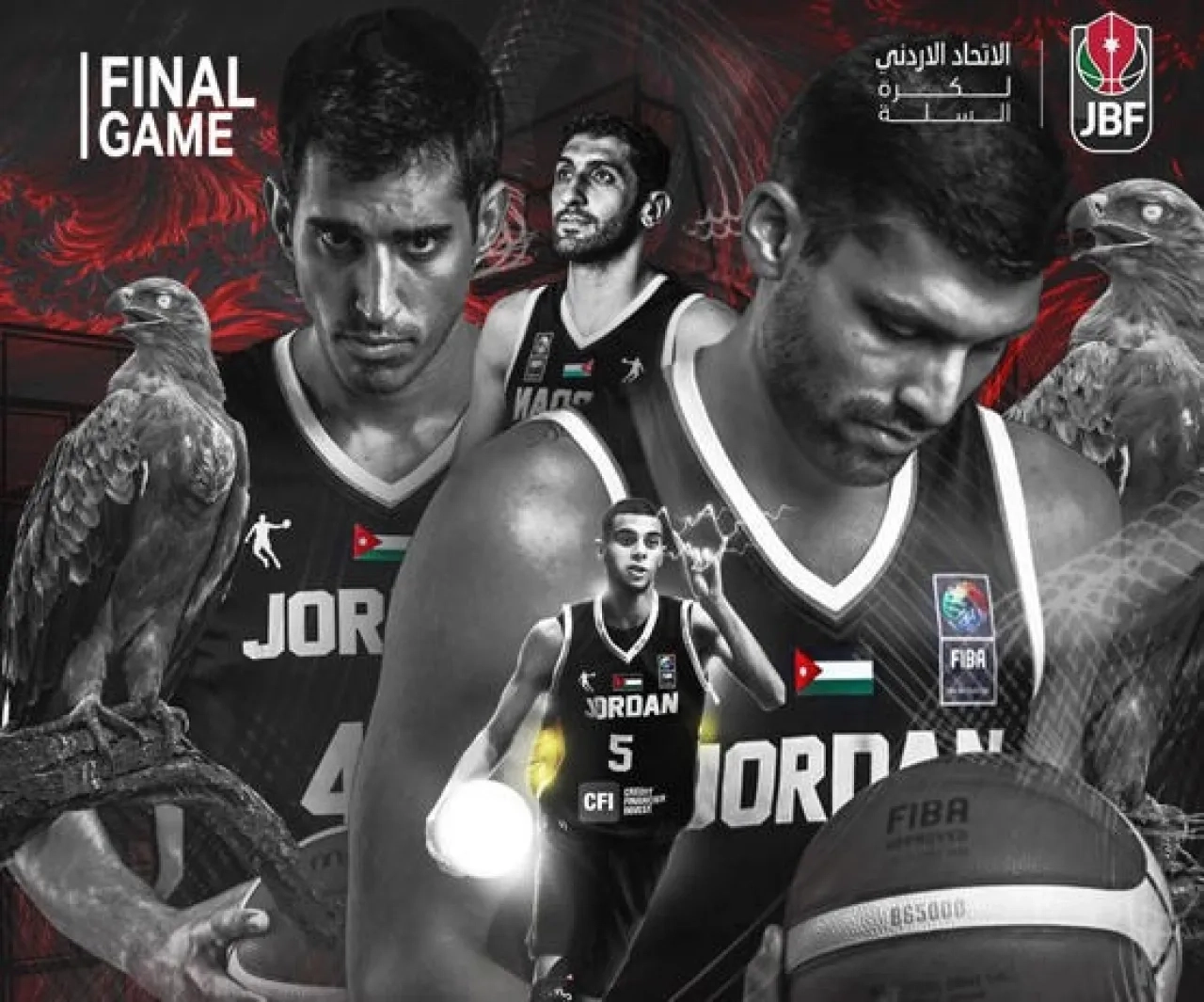 صقور الأردن في مجموعة السعودية بكأس آسيا