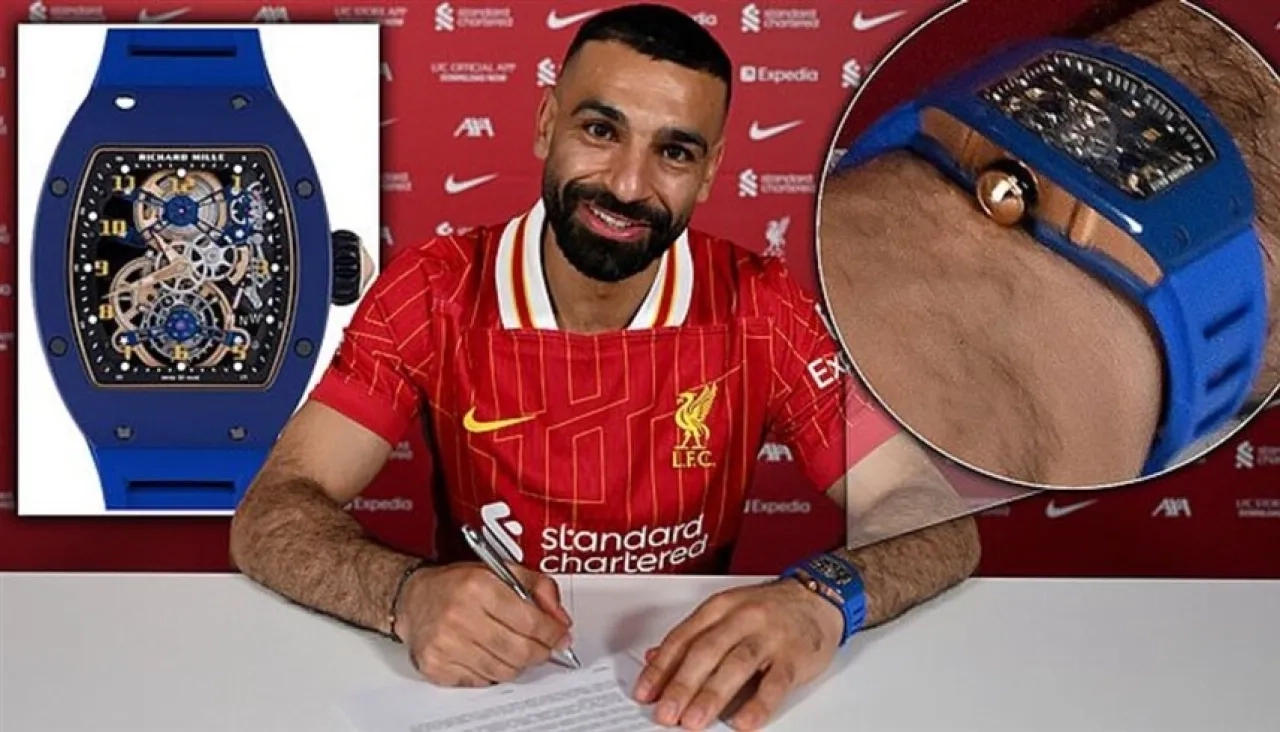 تعرف على سعر ساعة محمد صلاح النادرة