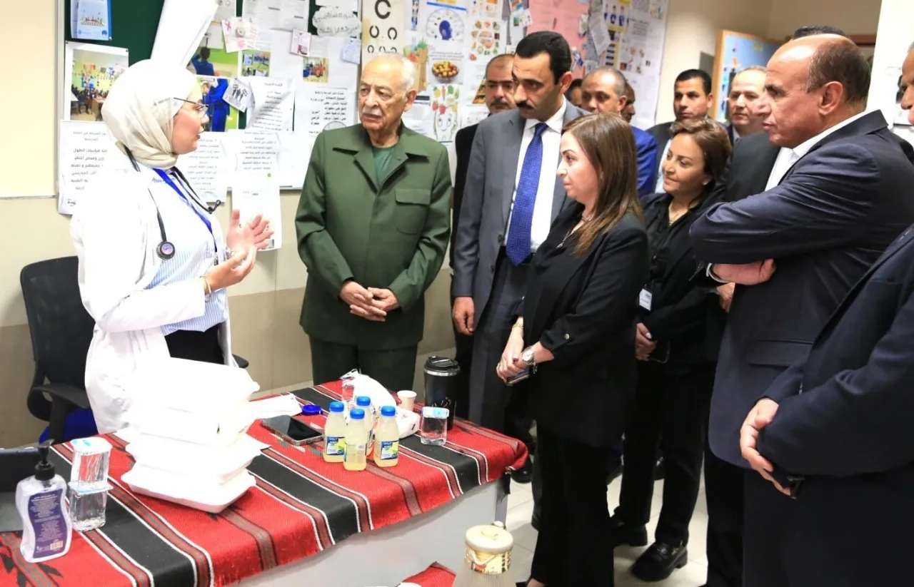 العيسوي يتفقد أعمال اليوم الطبي المجاني في غور الصافي
