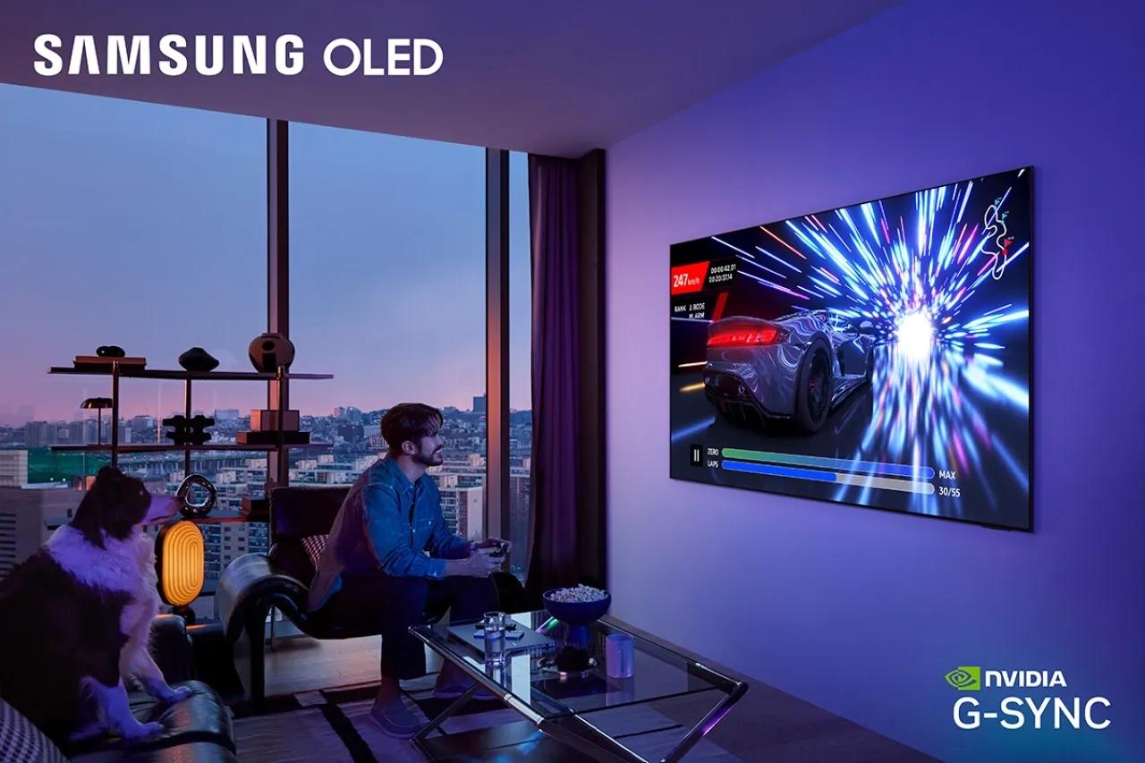 سامسونج ترتقي بتجربة الألعاب على تلفزيونات ‘OLED' من خلال دعم تقنية ‘NVIDIA G-SYNC'
