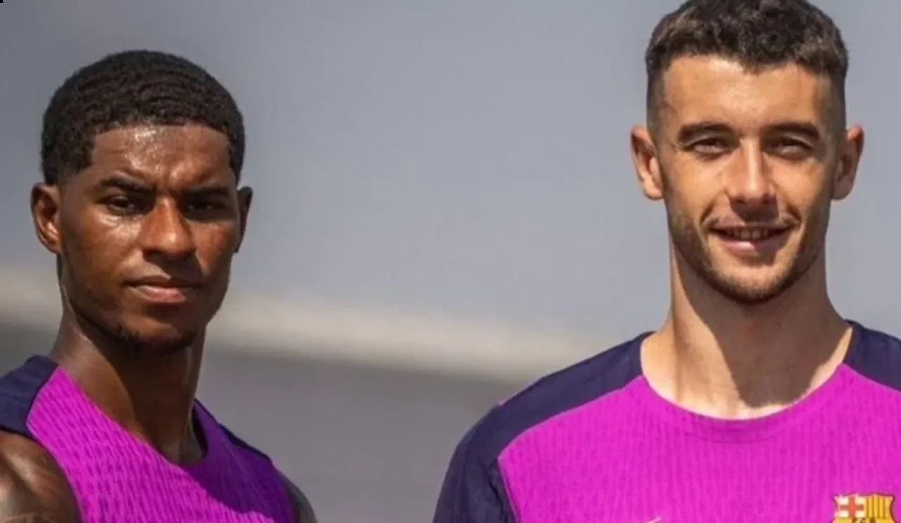 برشلونة يتمكن من تسجيل غارسيا وراشفورد