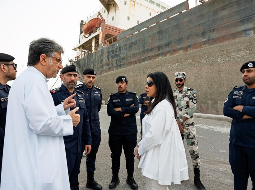 KUNA : Min. Al-Mishaan inspects Al-Shuaiba Port