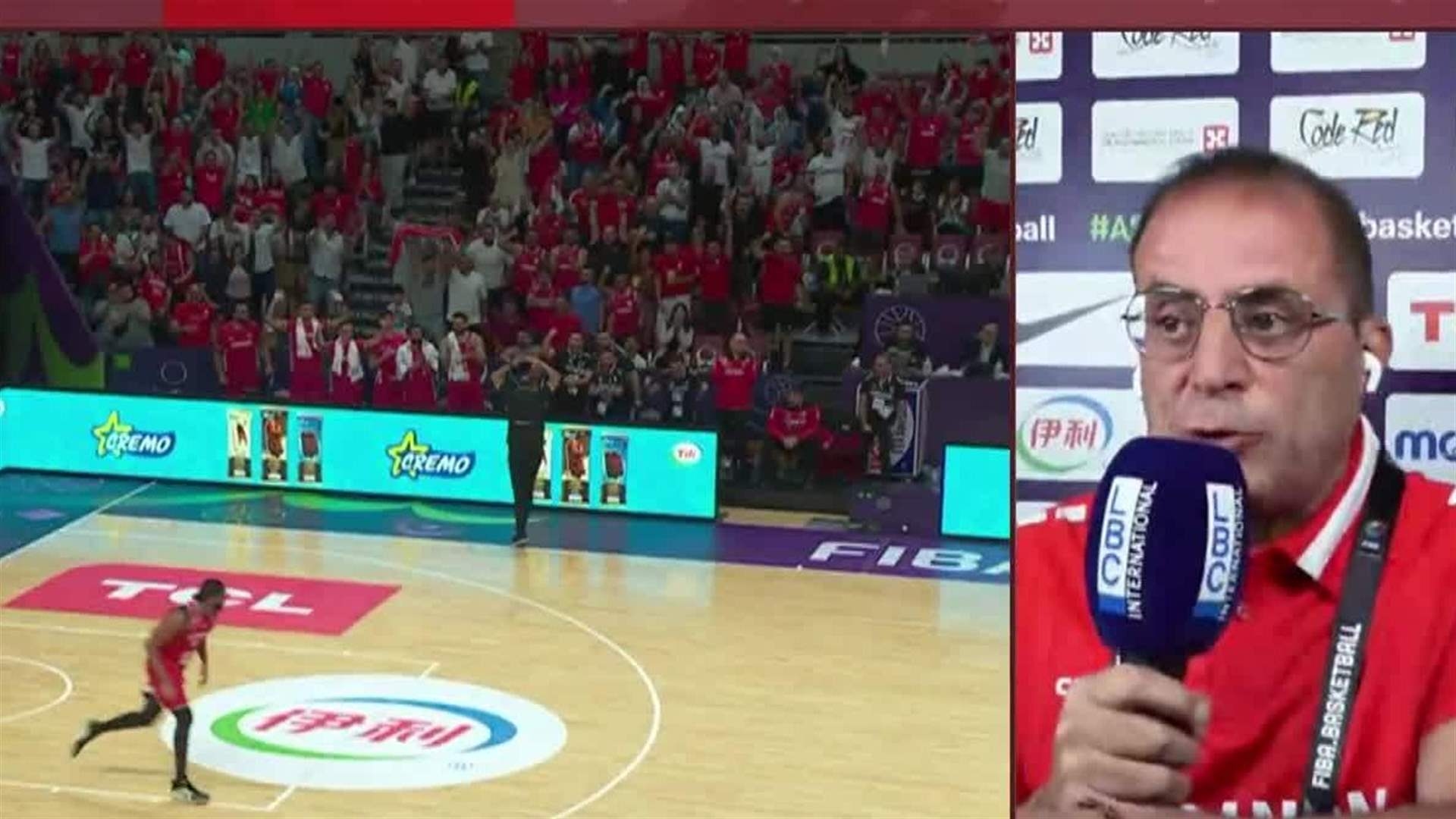 منتخب لبنان يواجه منتخب نيوزيلندا في ربع نهائي كأس آسيا لكرة السلة...