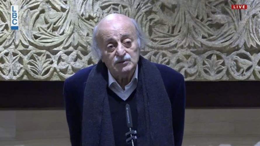 Walid Joumblatt: Israeli occupation of five hills in South Lebanon violates ceasefire agreement