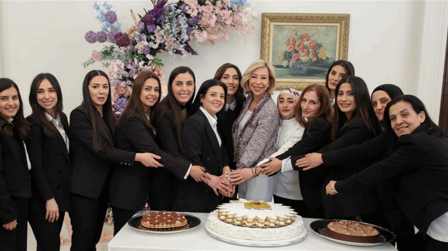 Lebanon's First Lady celebrates Mother's Day with Presidential Palace staff