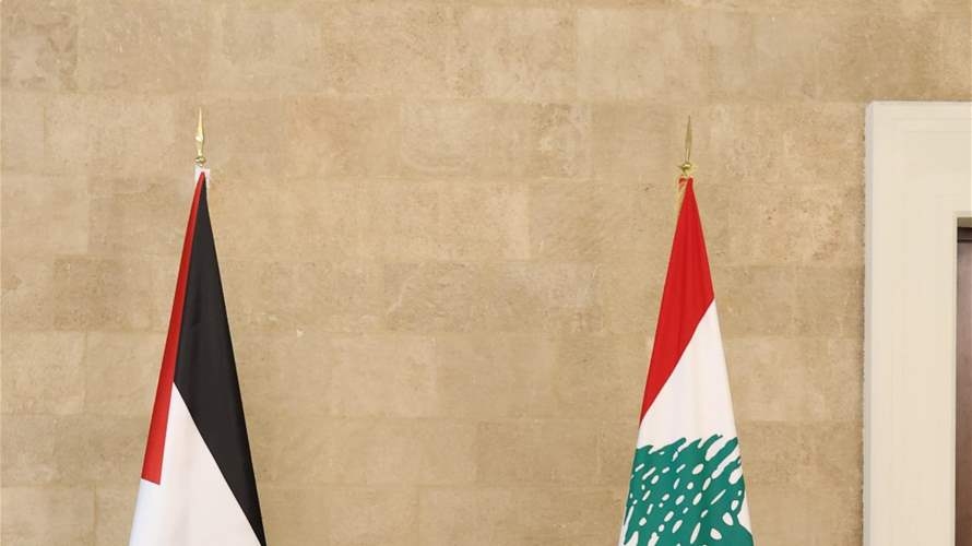بيان لبناني–فلسطيني مشترك: تأكيد على حق العودة وسيادة الدولة والالتزام بالأمن والاستقرار