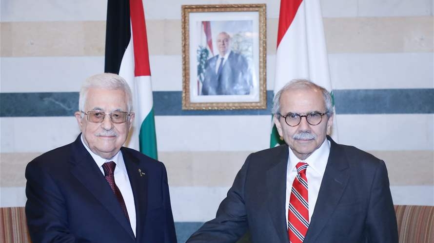 سلام استقبل عباس: رفض التوطين وتمسك الدولة اللبنانية بفرض سيادتها على أراضيها