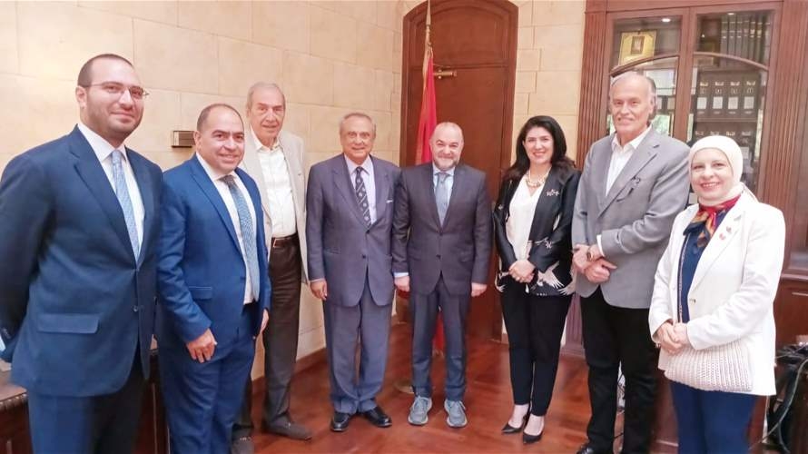 حبيب يزور قباني مهنئًا بتعيينه رئيسًا لمجلس الإنماء والإعمار