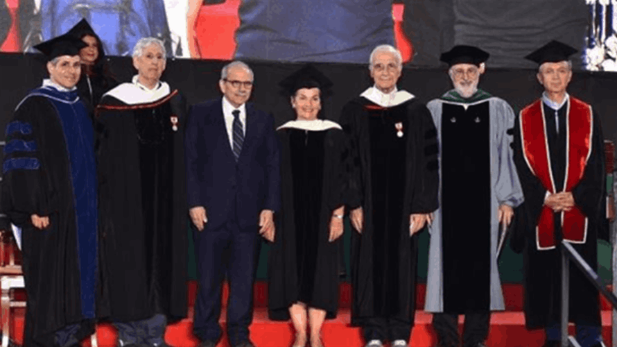 سلام منح باسم رئيس الجمهورية وسام الإستحقاق اللبناني لمكرمين إثنين من الجامعة الأميركية