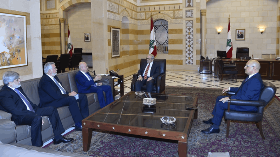 سلام إستقبل العريضي وعرض مع حيدر والنابلسي موضوع مسح أضرار العدوان على لبنان