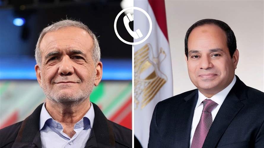 السيسي وبزشكيان تبادلا التهاني في مناسبة عيد الأضحى
