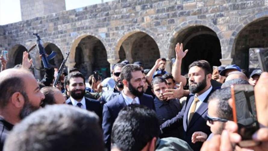 الرئيس السوري الانتقالي يزور درعا للمرة الأولى منذ إطاحة الأسد
