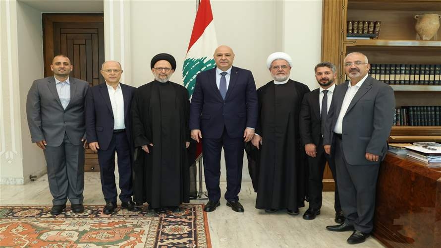 الرئيس عون استقبل العلامة علي فضل الله