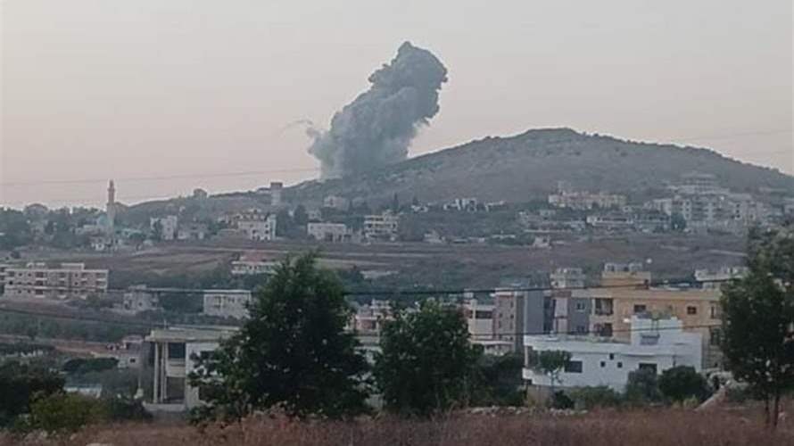 Israeli airstrikes hit Ali Al-Taher site, South Lebanon