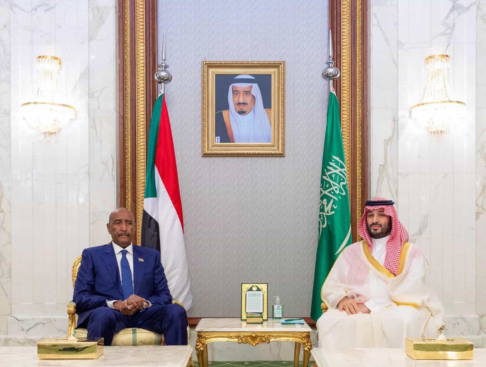 Saudi Crown Prince, Sudan's Al-Burhan Discuss Security, Bilateral Ties