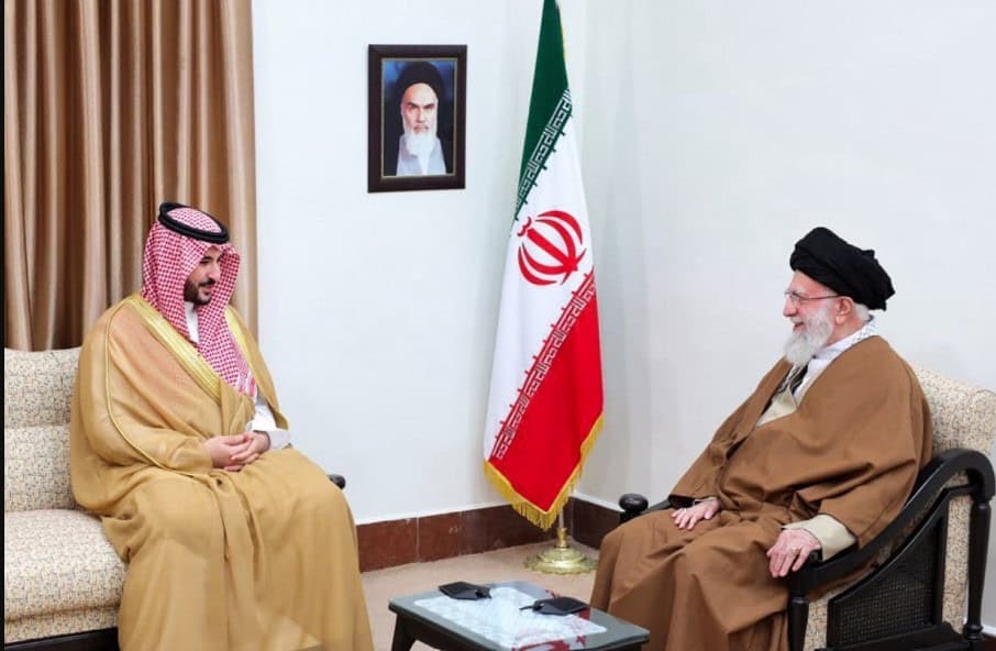 Saudi Defense Minister Meets Iran's Supreme Leader in Tehran