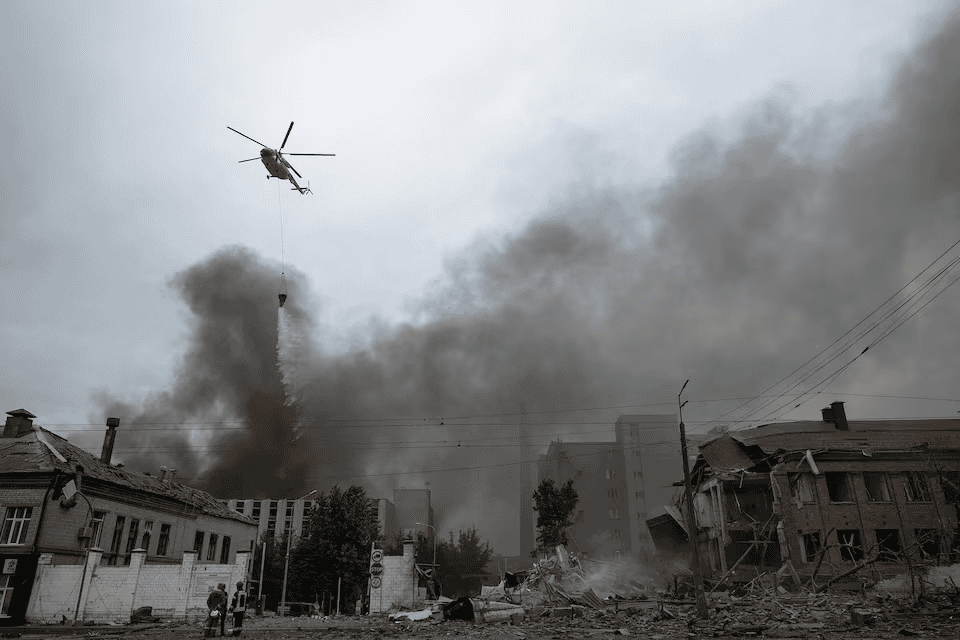 Russia Pounds Kyiv in Deadly Strike, Killing 16