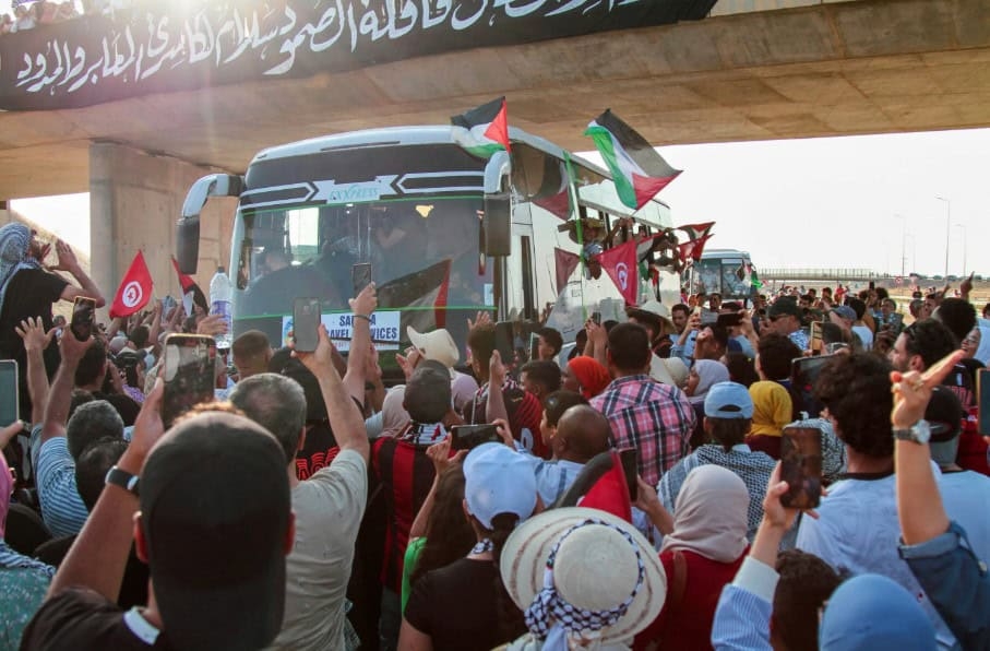 Tunisian-led Convoy Heads to Gaza to Break Israeli Siege