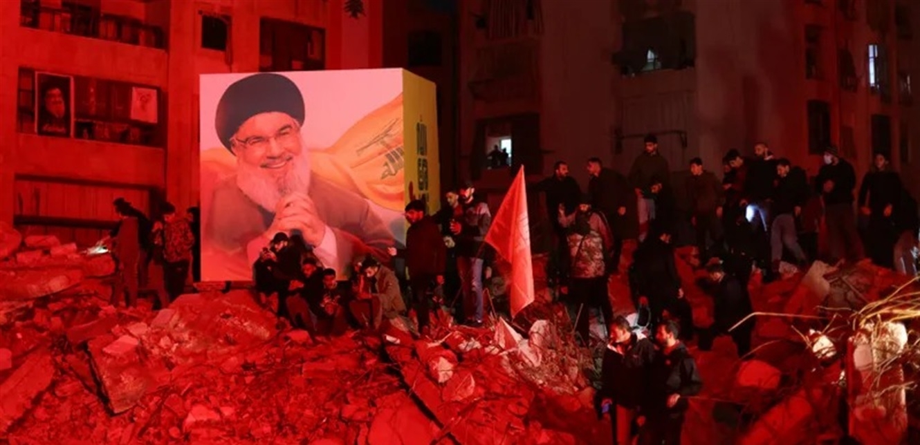 صوت أجراس الكنائس ومشهد لتمثال مار شربل... فيديو ترويجي جديد ليوم تشييع نصرالله