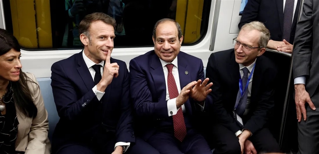بالفيديو: "فصال" السيسي وماكرون في المترو يشعل مواقع التواصل