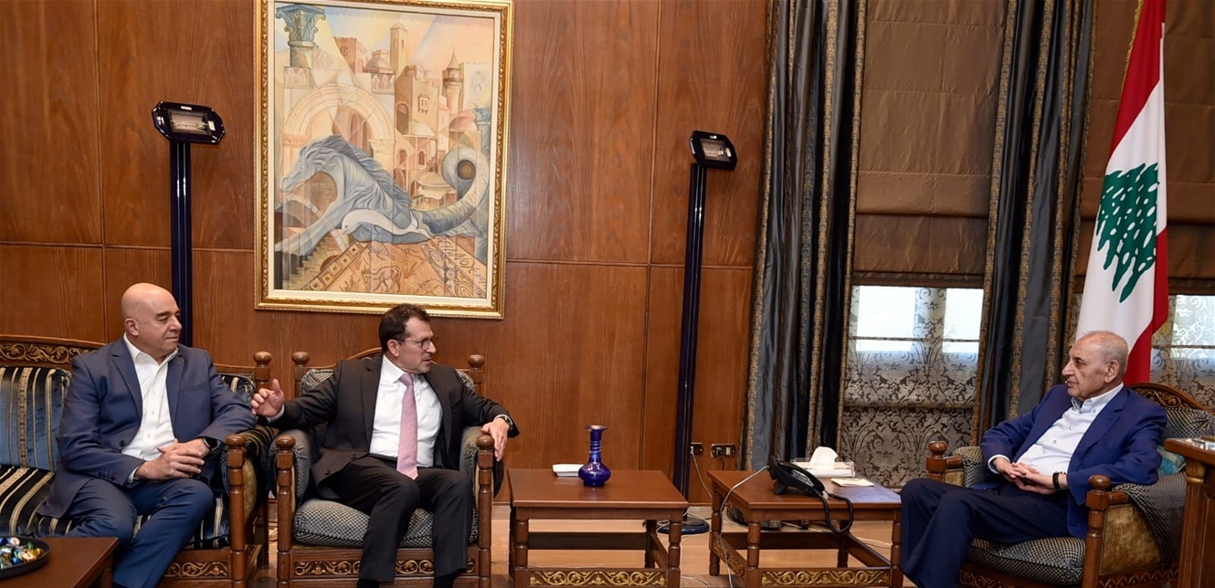 بري بحث مع زوار عين التينة في المستجدات