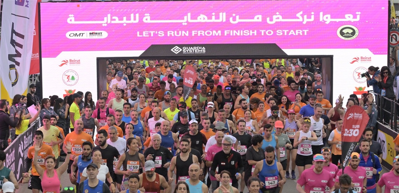 ماراتون بيروت يجمع 38 دولة على خط الأمل