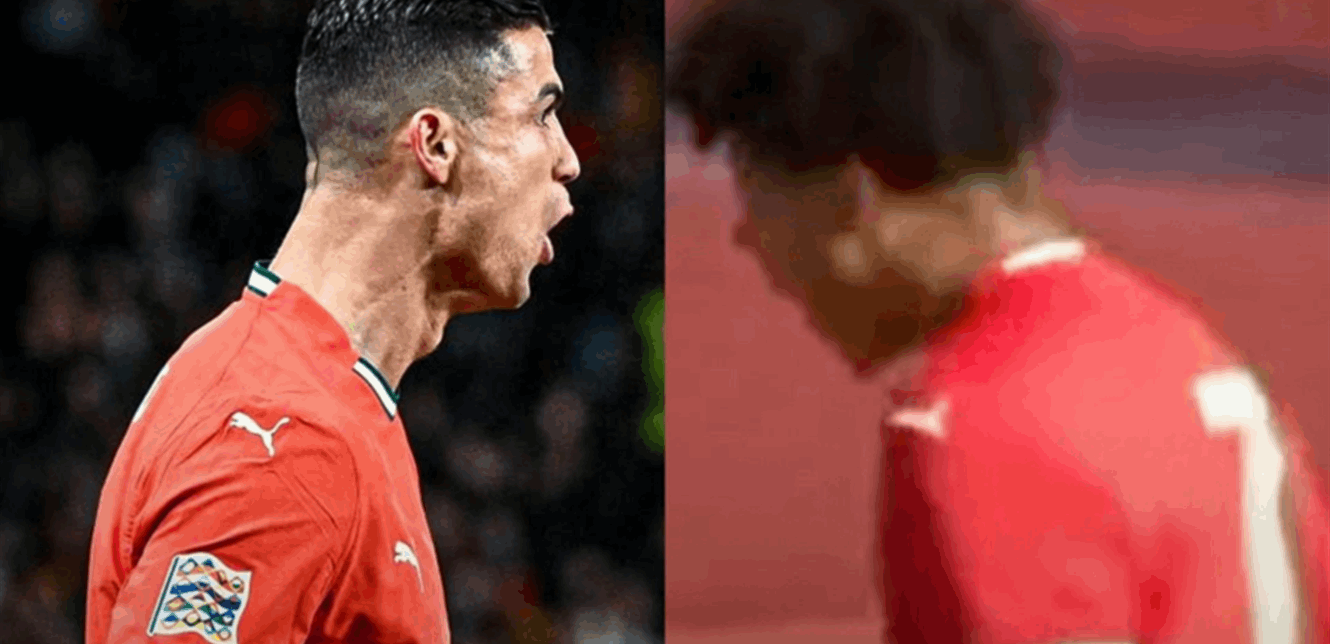 رد فعل رونالدو على إنجاز ابنه مع منتخب البرتغال (صورة)