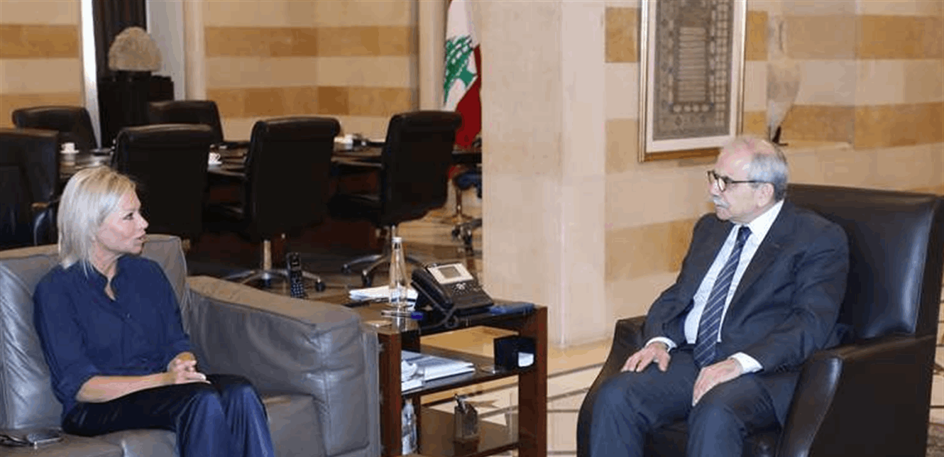 سلام بحث مع بلاسخارت في المستجدات السياسية والاعتداءات الإسرائيلية