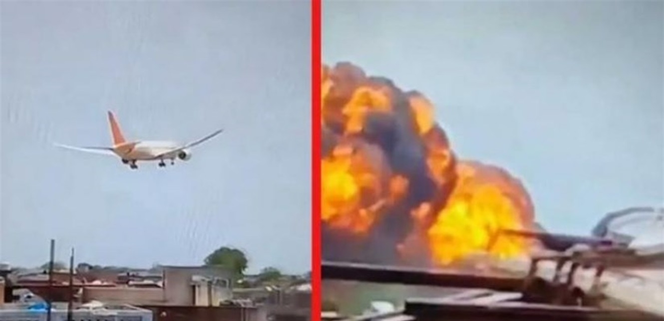 من الإقلاع إلى الكارثة خلال لحظات… فيديو جديد يرصد تحطم الطائرة الهندية