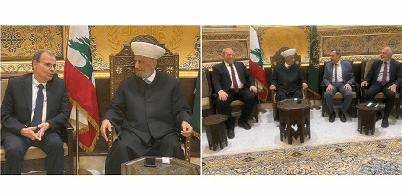 دريان بحث والبزري في الاوضاع والتقى وفد الجماعة الاسلامية