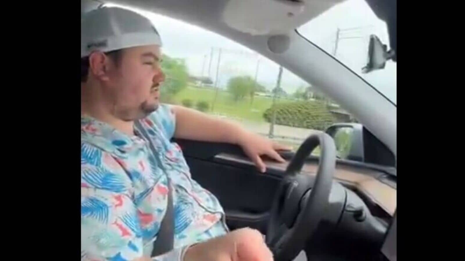 Tesla car takes owner to 'never been before' location: ‘Roasted by own vehicle'; viral video leaves Internet in splits
