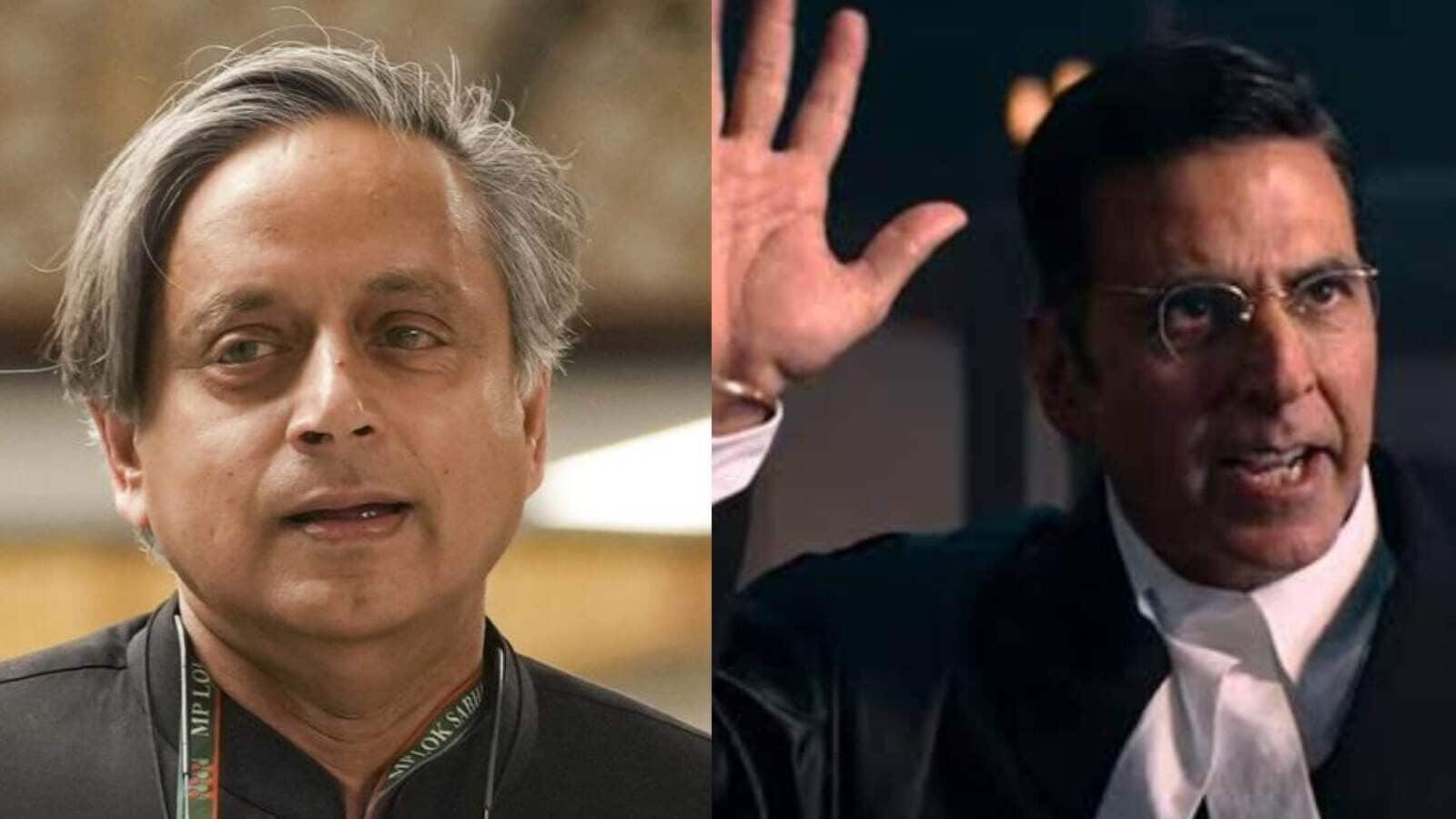 Shashi Tharoor reviews Kesari 2: ‘C Sankaran Nair would never use four-letter word Akshay Kumar uses'