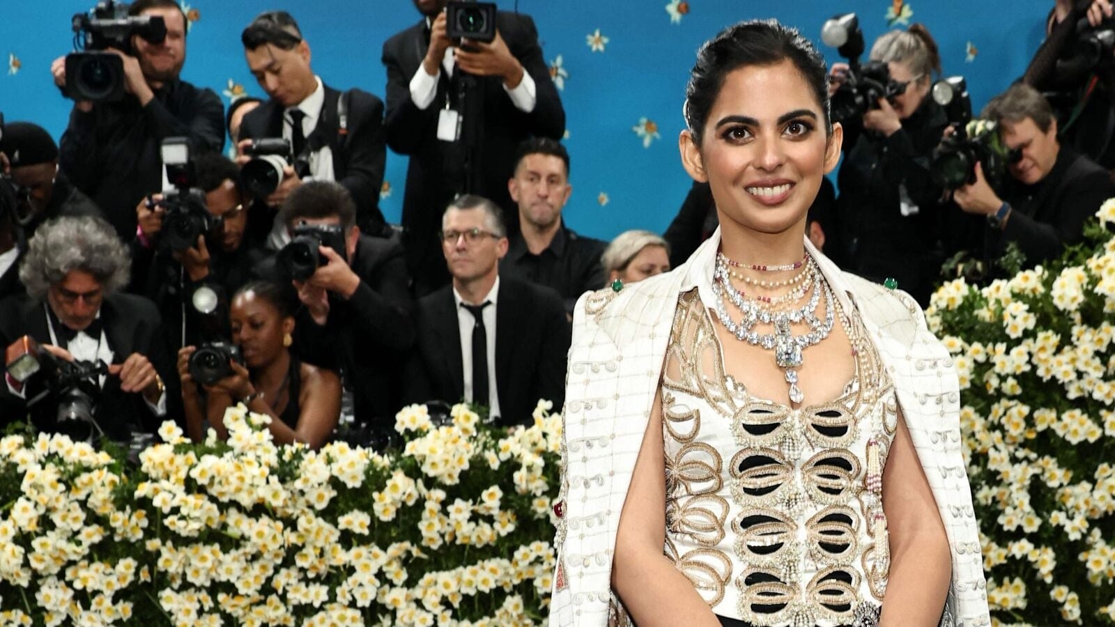Met Gala 2025: Isha Ambani stuns in gem-laden outfit; Alia Bhatt reacts, netizens ask ‘Where's the necklace from'