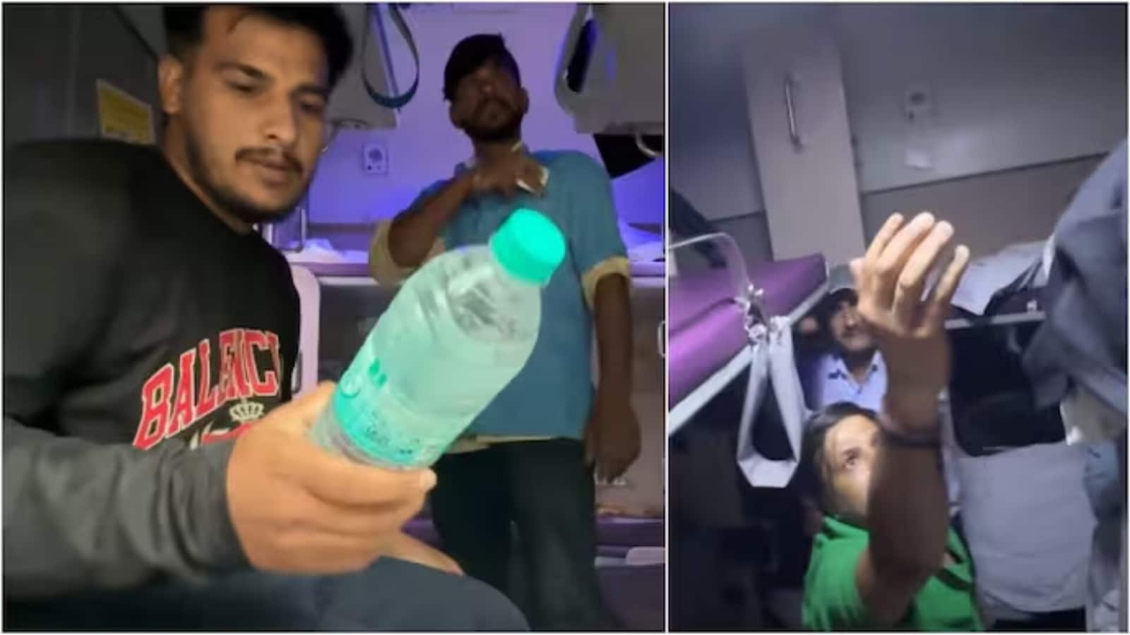 Video: Man beaten in Hemkunt Express 3AC after complaining about high prices. Railways responds