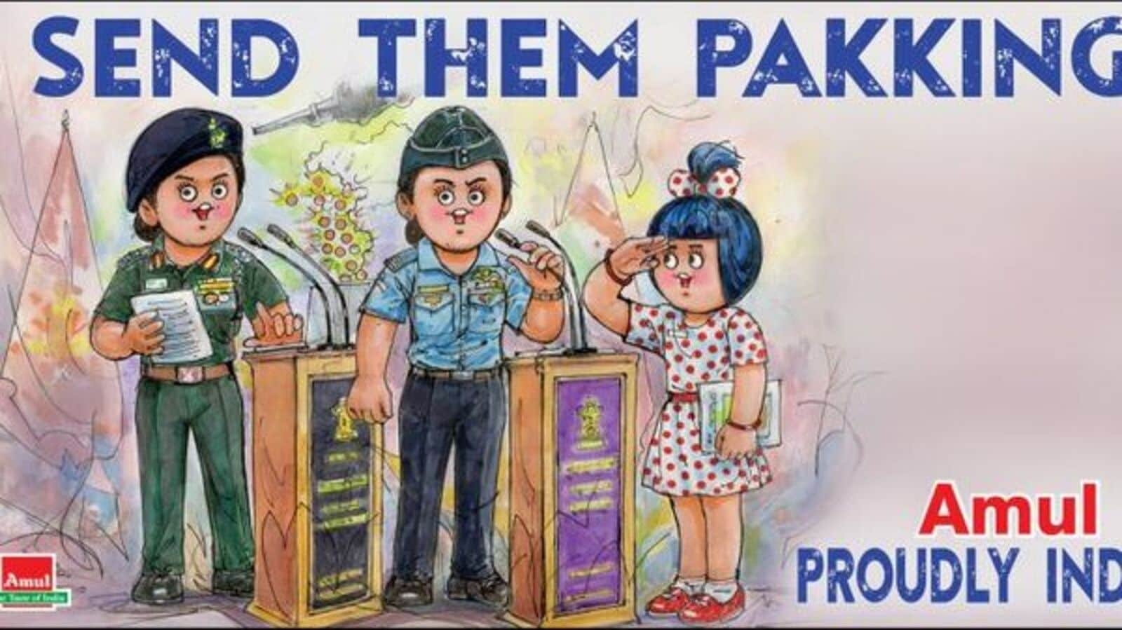 Amul's witty take on ‘Operation Sindoor' gets netizens' nod: ‘Send them pakking'