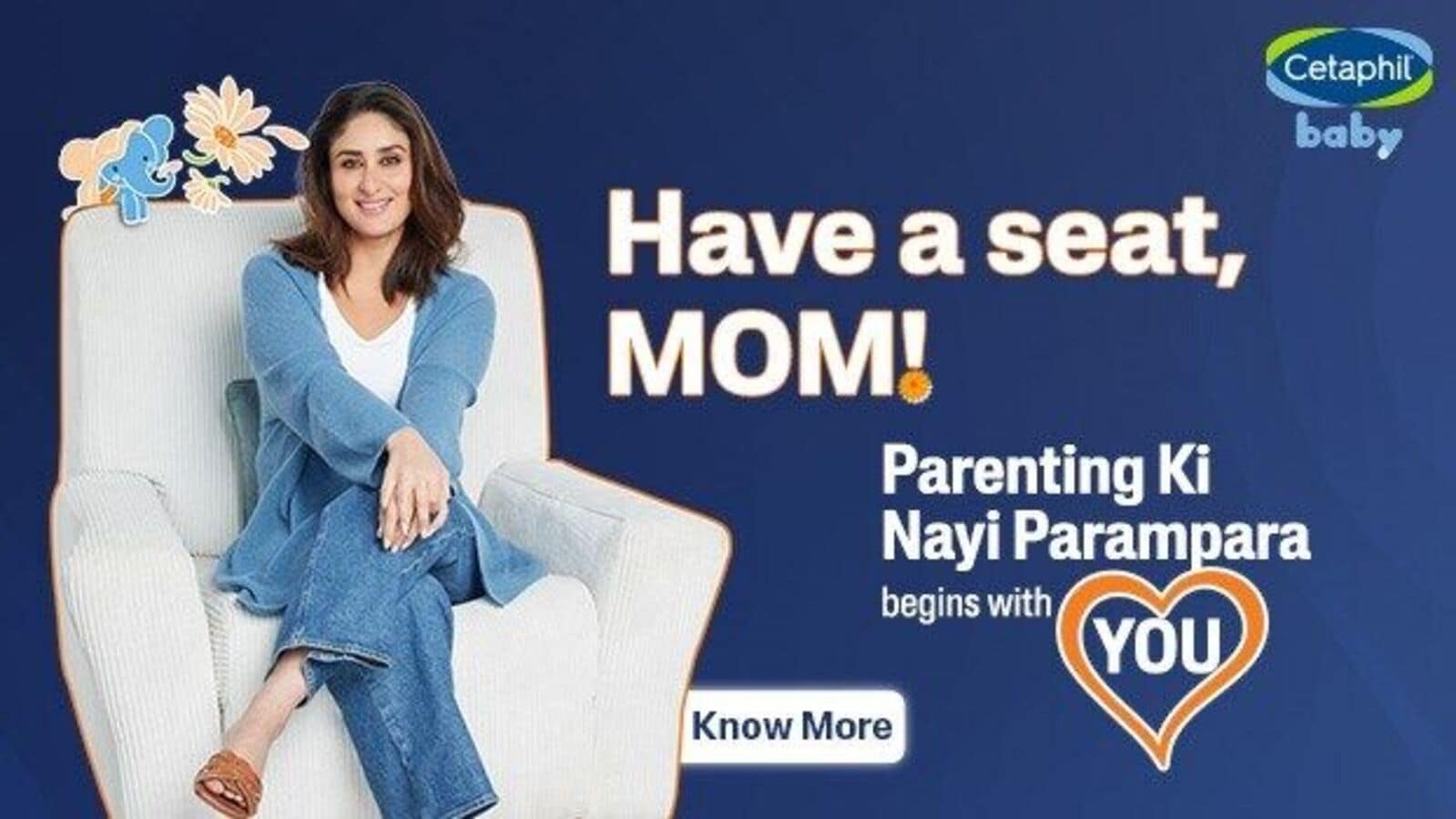Heartfelt Cetaphil Baby Mother's Day Campaign by India: "Have a Seat, Mom!"