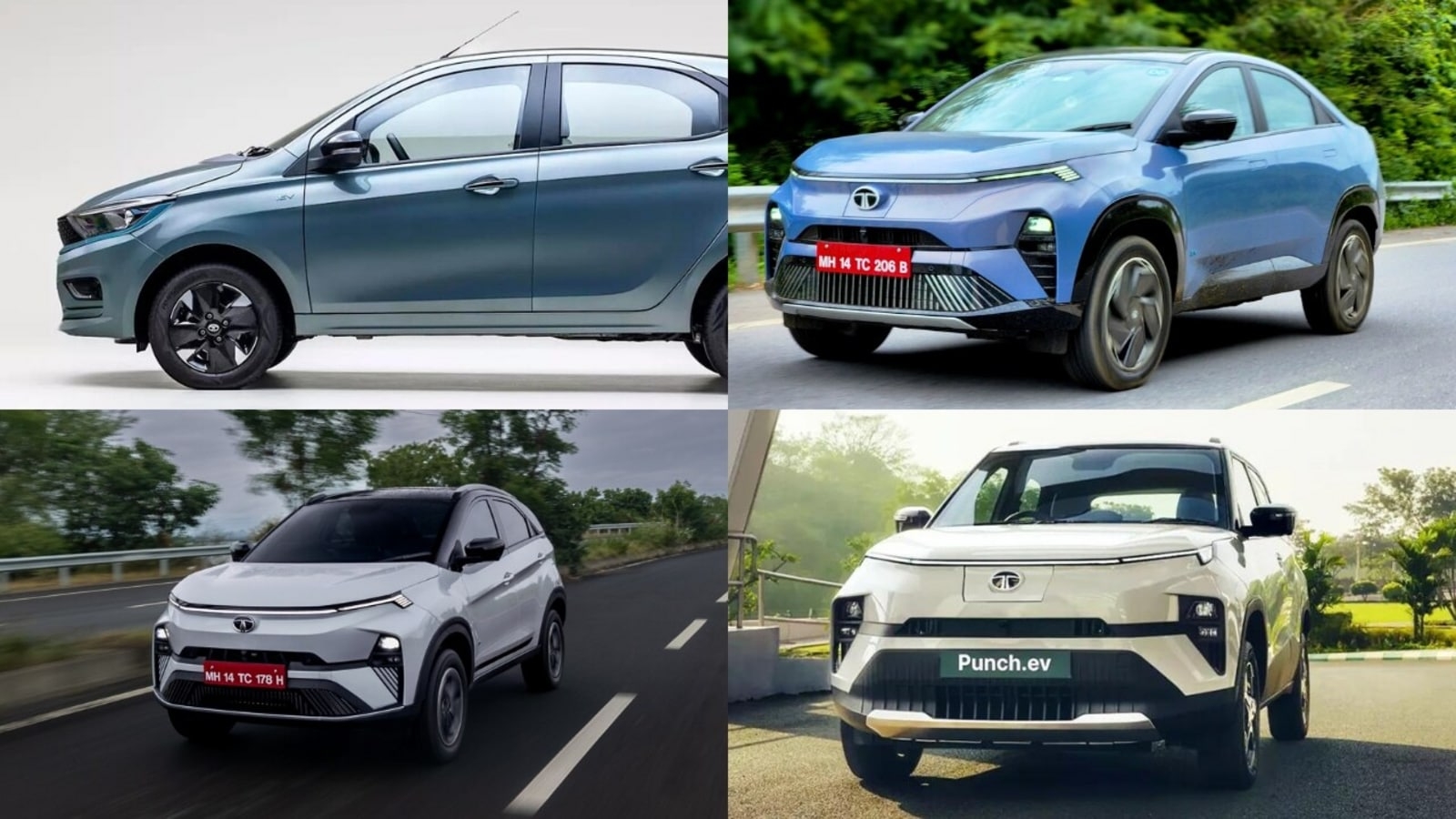Tata.ev offers benefits up to  ₹1.86 lakh on Curvv, Punch, Nexon and Tiago EVs