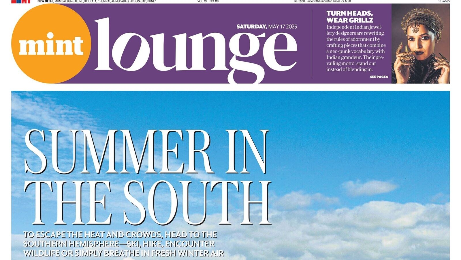 Holiday ideas in the southern hemisphere, neo-punk jewellery goes desi, new Kindle review, and other stories to read
