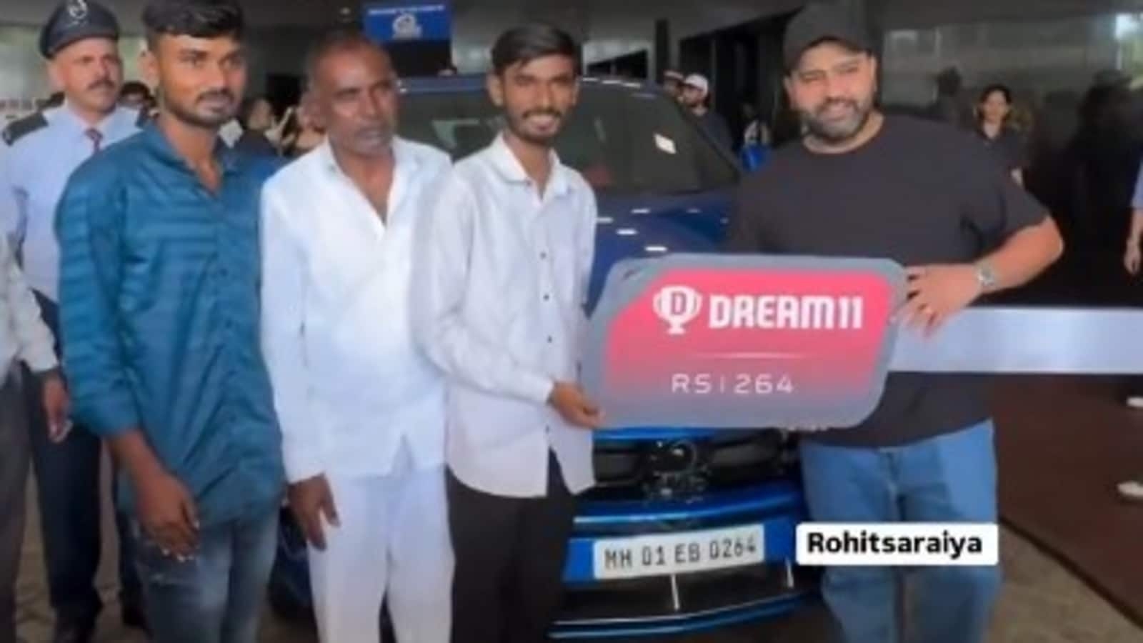 Mumbai Indians star Rohit Sharma gifts Lamborghini SUV to stunned cricket fantasy winner amidst IPL 2025