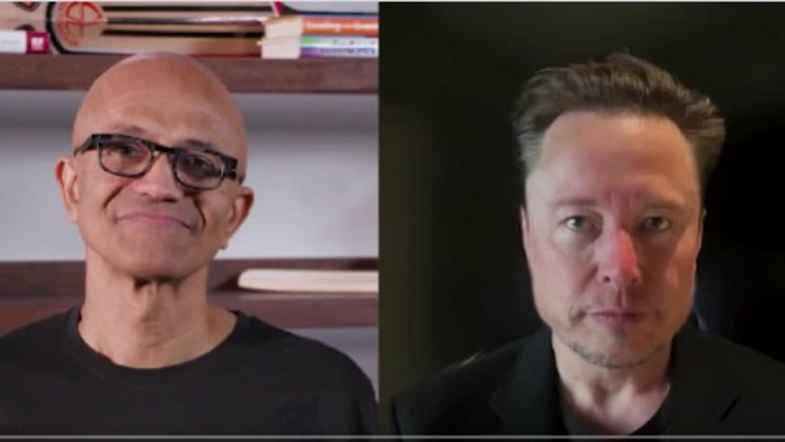 ‘You were a PC gamer then': Satya Nadella and Elon Musk revisit Tesla CEO's internship days during Grok's Azure debut